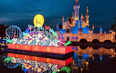 燈光亮化工程讓節慶氛圍更加濃厚